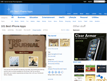 Tablet Screenshot of 101bestiphoneapps.com